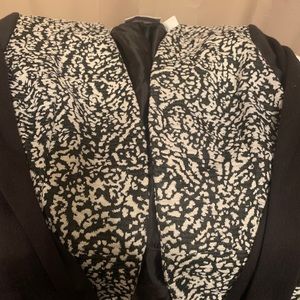 Black/White Dress Barn Blazer